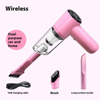 Wireless Car Cleaner Powerful High-power Charging For Home And Car Indoor Handheld Car Mini